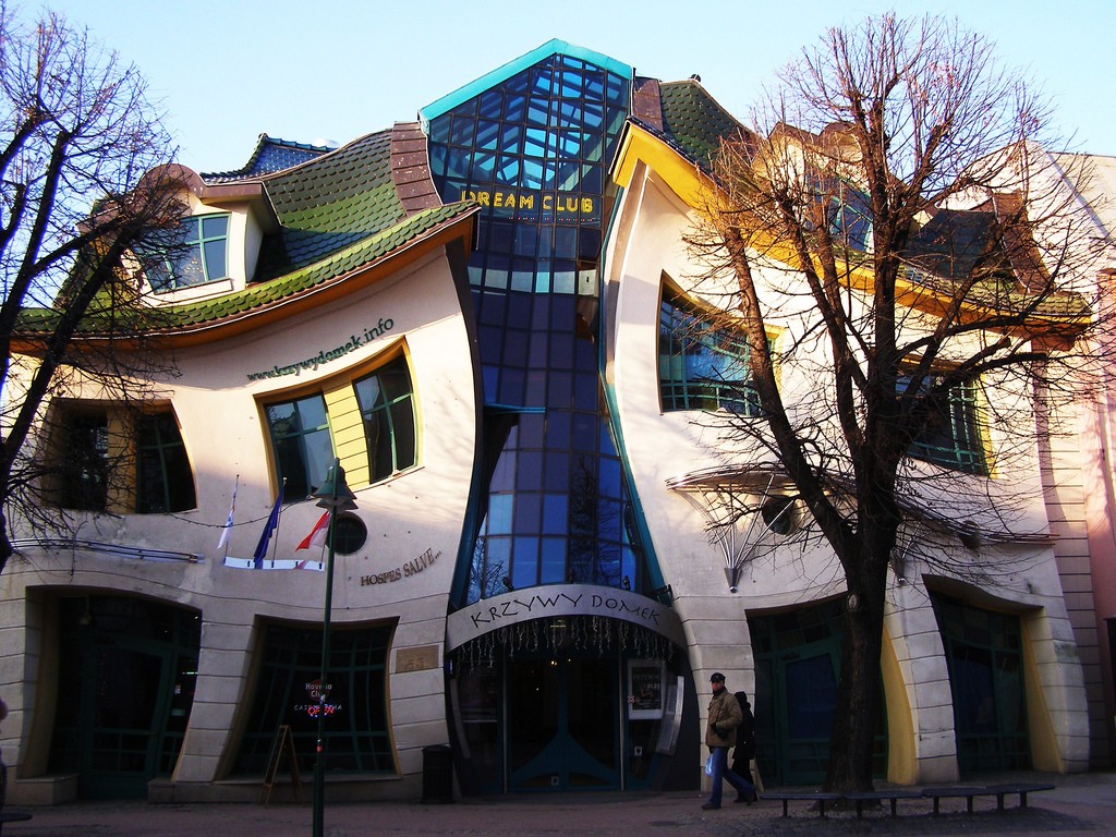 Crooked House in Poland