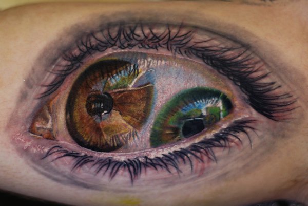 Weird Fashion: Eye Tattoo